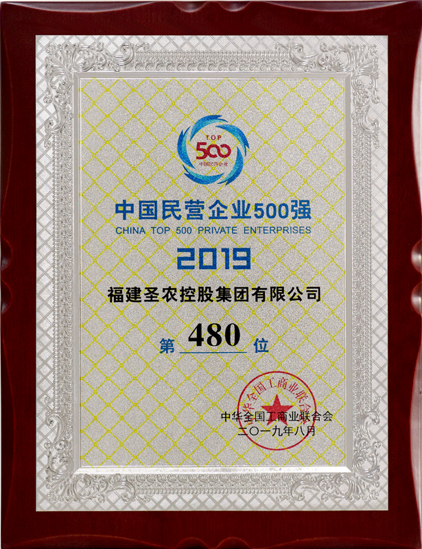 2019（Z6尊龙凯时集团）中国民营企业500强